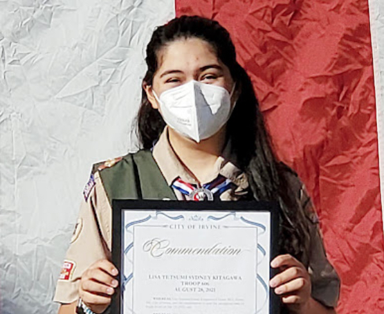 Lisa T.S. Kitagawa Earns Rank of Eagle Scout - Rafu Shimpo